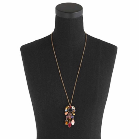 J. Crew Crystal Chandelier Pendant Necklace | Gorgeous | Color: Multi - Picture 1 of 5